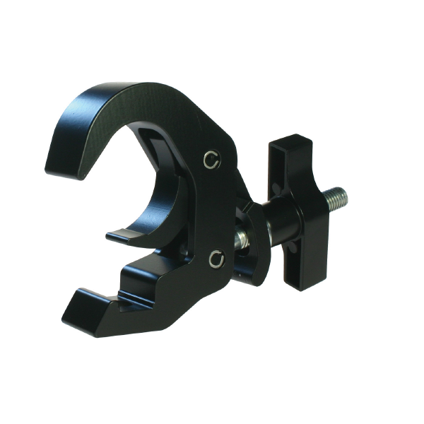 Doughty Slimline Quick Trigger Clamp, 38-51mm, WLL 100kg, schwarz