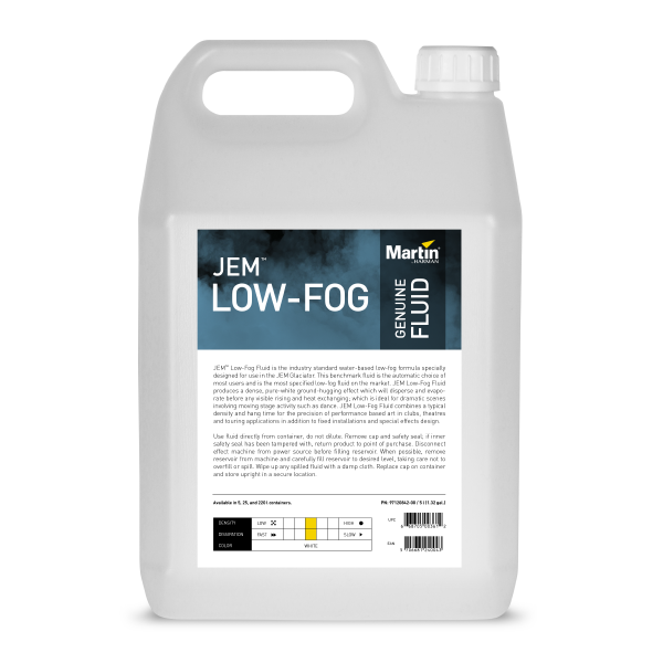 JEM Low-Fog Fluid, 4 x 5 l