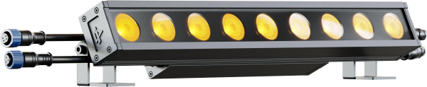 Prolights ArcShine M9FC, LED-Bar, 9x4W, RGB+warmweiß, IP66, 50cm, grau, RAL7012