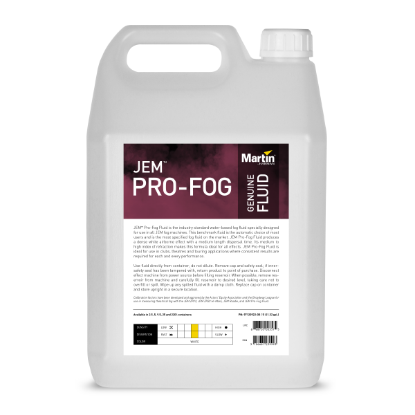JEM Pro-Fog Fluid, 4 x 5 l