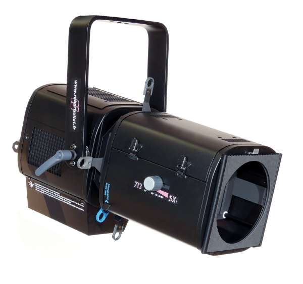 Robert Juliat 713SX2, 29-50°, Zoom Profiler 2/2,5kW, G22,Doppel-Filterkassette 215x215mm