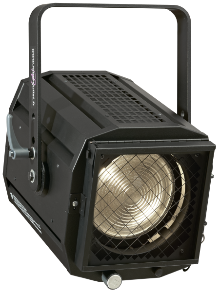 Robert Juliat 329HF, 7-49°, 200mm, Fresnel Scheinwerfer 2/2,5kW, G22