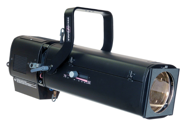 Robert Juliat 711SX2, 8-16°, Zoom Profiler 2/2,5kW, G22,Doppel-Filterkassette 245x 245mm