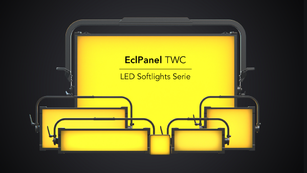 Prolights EclPanel TWCXLPack inkl. Flightcase & Zubehör, RGB+warmweiß, 1.800K - 20.000K