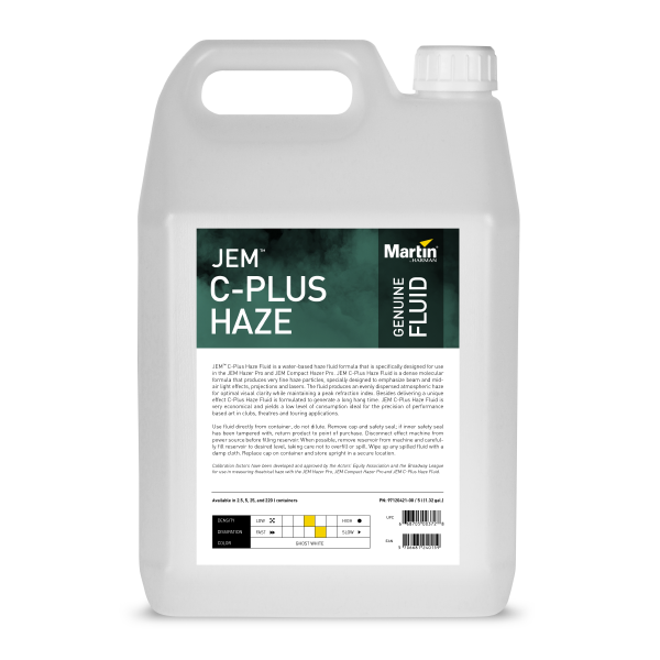 JEM C-Plus Haze Fluid, 4 x 5 l